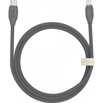 Изображение Baseus Jelly Liquid Silica Gel Fast Charging Data Cable USB to iP 2.4A 1.2m Black