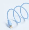 Baseus Jelly Liquid Silica Gel Fast Charging Data Cable USB to iP 2.4A 1.2m Blue фото №2