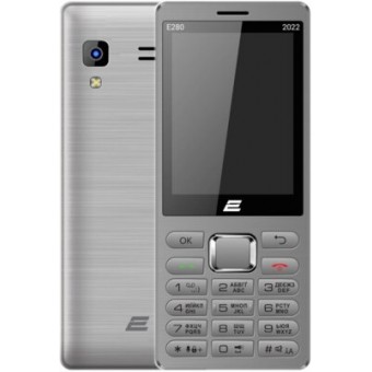Зображення Мобільний телефон 2E E280 2022 Dual SIM Silver (688130245227)