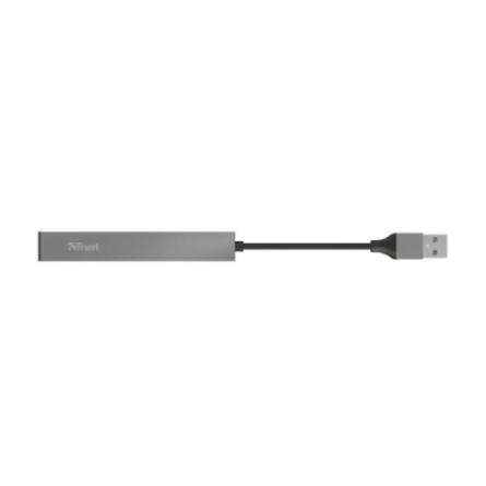 ХАБ Trust Halyx Aluminium 4-Port Mini USB Hub (23786) фото №4