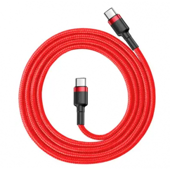 Изображение Baseus Cafule USB Cable Type-C-Type-C 3A 1m Red