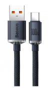 Baseus Crystal Shine Series Fast Charging Data Cable USB to Type-C 100W 1.2m Black фото №2