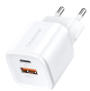 МЗП Charome C10 Pure PD QC3.0 20W Charger White