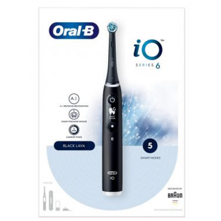 Зубна щітка Braun Oral-B iO Series 6 iOM6.1B6.3DK Black фото №2