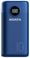 Мобільна батарея Adata P10000QCD 10000mAh QC/PD 22.5W Blue