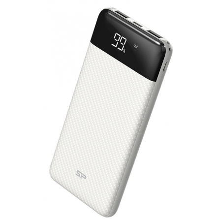 Мобільна батарея Silicon Power 10000 mAh GP28, white, LCD фото №2