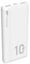 Мобільна батарея Silicon Power 10000 mAh QP15, white фото №2