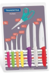 Набір ножів Tramontina TRAMONTINA PLENUS 8 предметів (7 ножів, ножиці) (23498/917)