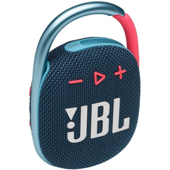Зображення Портативна колонка JBL Clip 4 Blue Coral (JBLCLIP4BLUP)