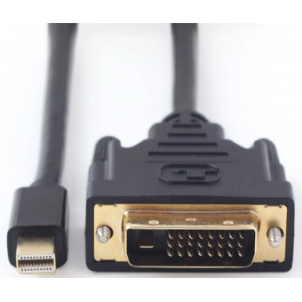 Зображення Кабель Cablexpert miniDisplayPort to DVI 1.8m Cablexpert (CC-mDPM-DVIM-6)