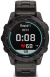 Smart годинник Garmin fenix 7 Sapph Sol, Carbon Gray DLC Ti w/DLC Ti Bracelet, GPS (010-02540-39) фото №2