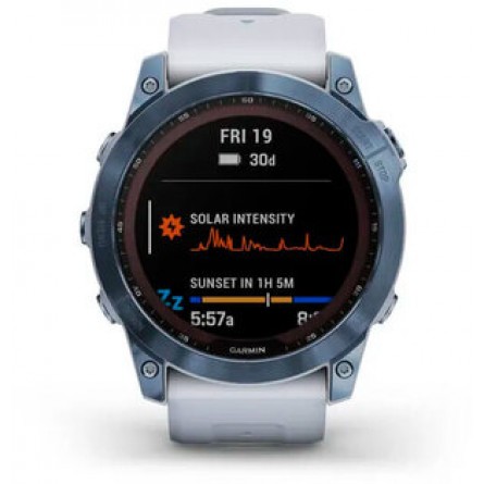 Smart часы Garmin fenix 7X Sapph Sol Mineral Blue, GPS (010-02541-15) фото №2