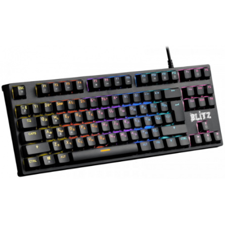 Клавіатура Defender Blitz GK-240L EN, Rainbow, mechanical (45241) фото №3