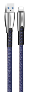 Colorway USB - Apple Lightning (zinc alloy) 2.4А 1м синій (CW-CBUL010-BL) фото №2