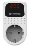 Реле напряжения Colorway 150V-210V/230V-280V DS2 White (16A/3680W) (CW-VR16-02D)
