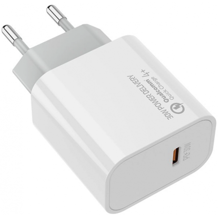 МЗП Colorway Power Delivery Port PPS USB Type-C (30W) білий (CW-CHS038PD-WT) фото №6