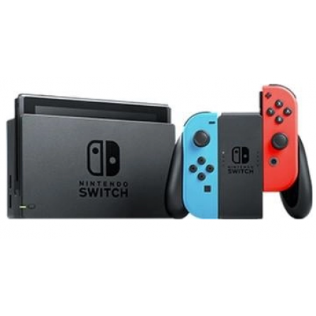 Ігрова приставка Nintendo Switch неоновий червоний/неоновий синій (045496453596) фото №5