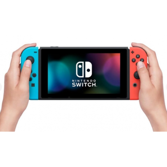Зображення Ігрова приставка Nintendo Switch неоновий червоний/неоновий синій (045496453596)
