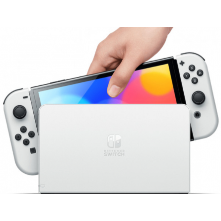 Ігрова приставка Nintendo Switch OLED біла (045496453435) фото №3