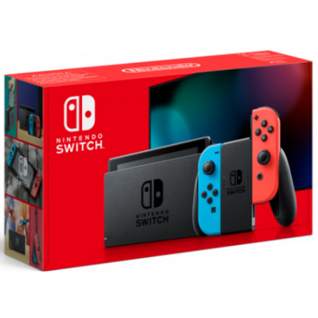 Ігрова приставка Nintendo Switch OLED червоний та синій (045496453442) фото №7
