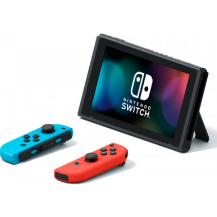 Игровая приставка Nintendo Switch OLED червоний та синій (045496453442) фото №2