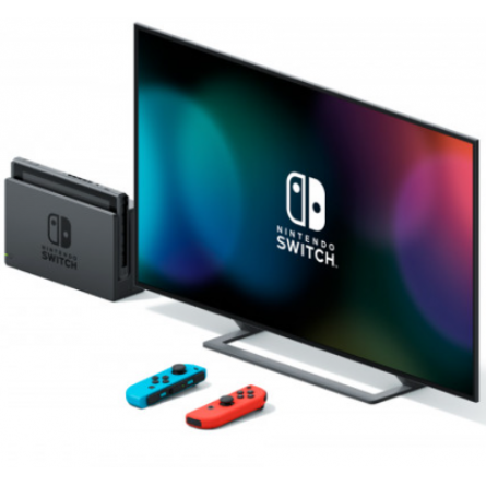 Игровая приставка Nintendo Switch OLED червоний та синій (045496453442) фото №6