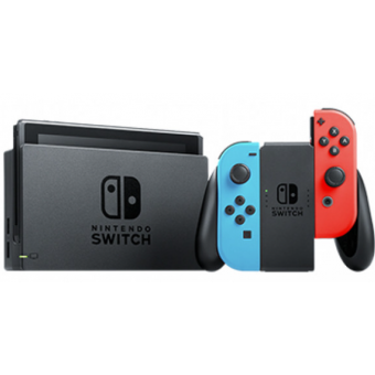 Зображення Ігрова приставка Nintendo Switch OLED червоний та синій (045496453442)