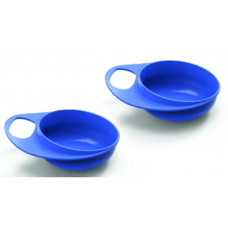 Посуд для дітей Nuvita Easy Eating NV8431Blue 2шт