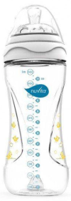 Пляшечка для годування Nuvita Антиколікова NV6050White, 330 мл