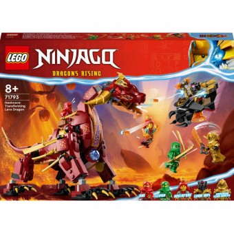 Зображення Конструктор Lego Ninjago Вулканічний Дракон, що трансформує Хітвейва (71793)