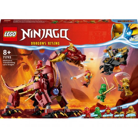 Конструктор Lego Ninjago Вулканічний Дракон, що трансформує Хітвейва (71793)