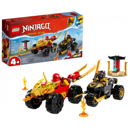 Конструктор Lego Ninjago Кай та Рас: Битва на машині та мотоциклі (71789)