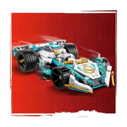 Конструктор Lego Ninjago Суперсила дракона Зейна автомобіль для перегонів спін-джитсу (71791) фото №6