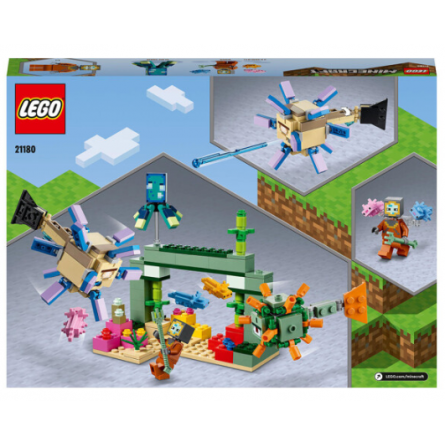 Конструктор Lego Minecraft Битва зі сторожем (21180-) фото №3