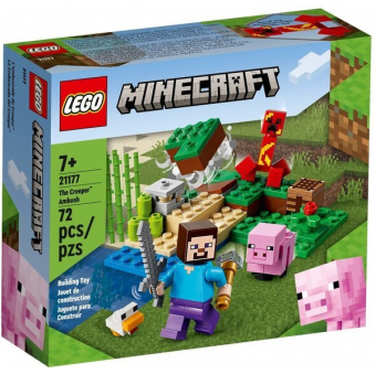 Зображення Конструктор Lego Minecraft Засідка Кріпера (21177)