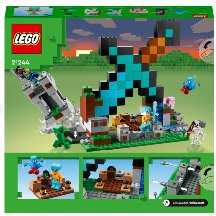 Конструктор Lego Minecraft Форпост із мечем (212440)