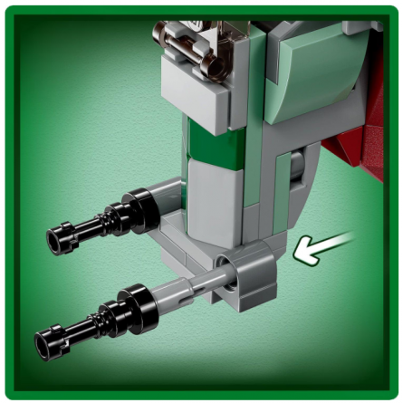 Конструктор Lego Star Wars TM Мікровинищувач зореліт Боба Фетта (75344) фото №8