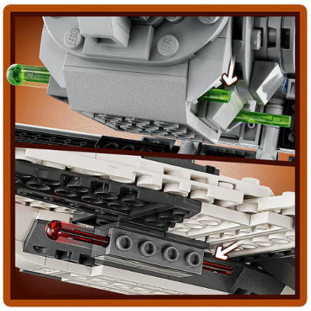 Конструктор Lego Star Wars Мандалорський винищувач проти Перехоплювача TIE (75348) фото №9