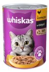 Консерва для котів Whiskas з куркою у соусі 400 г (5900951305436)