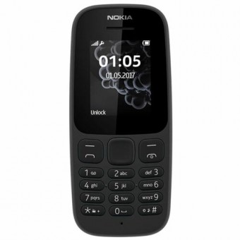 Зображення Мобільний телефон Nokia 105 SS 2019 Black