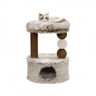 Изображение Дряпалка для котів Trixie Harvey 54х40х73 см біло-коричнева (4047974445372)