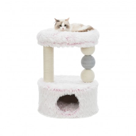 Дряпалка для котів Trixie Harvey 54х40х73 см біло-рожева (4011905445397)