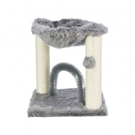 Дряпалка для котів Trixie Baza зі щіткою 41х41х50 см сіра (4011905445489) фото №6