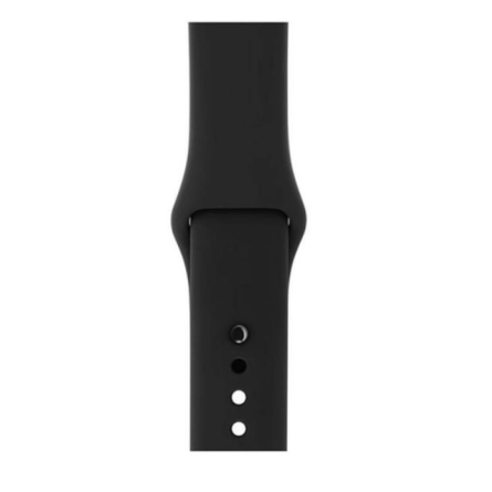 Ремінець для smart годинників Walker Apple Watch Sport Band 42/44мм M/L чорний (18) фото №2