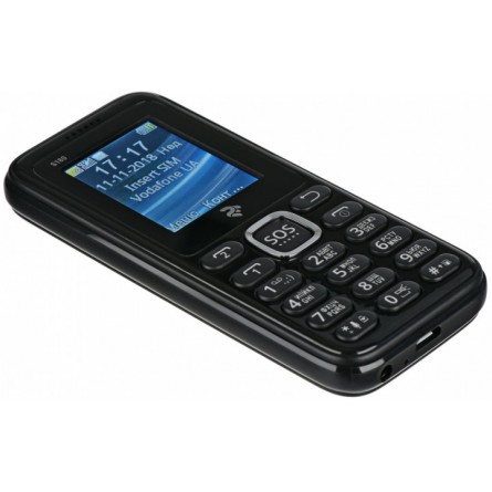 Мобильный телефон 2E S180 Black фото №5