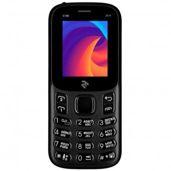 Зображення Мобільний телефон 2E E180 2019  Black