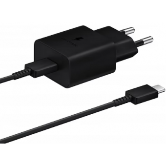Зображення МЗП Samsung 15W Power Adapter Type-C Cable Black /EP-T1510XBEGRU