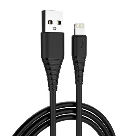 СЗУ Colorway 1USB Quick Charge 3.0 (18W) черное   cable Lightning фото №2
