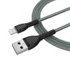 Colorway USB - Apple Lightning (braided cloth) 3А 1м сірий CW-CBUL041-GR фото №4