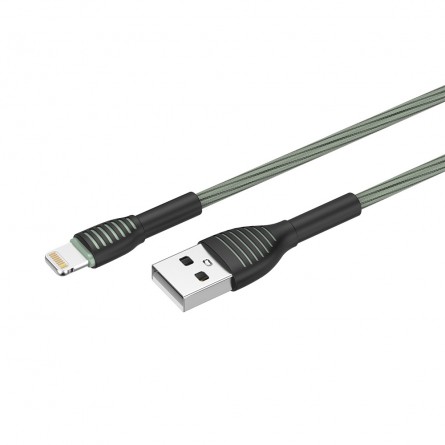 Colorway USB - Apple Lightning (braided cloth) 3А 1м сірий CW-CBUL041-GR фото №6